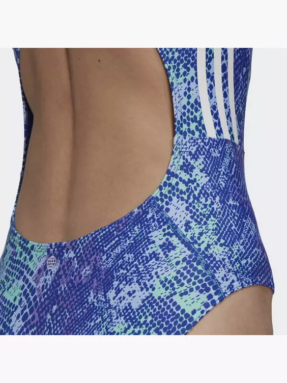 Adidas 3-Streifen Graphic Badeanzug 3 Adidas 3-Streifen Graphic Badeanzug – Bild 3