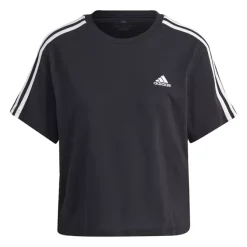 Adidas Essentials 3-Streifen Single Jersey Crop-Top
