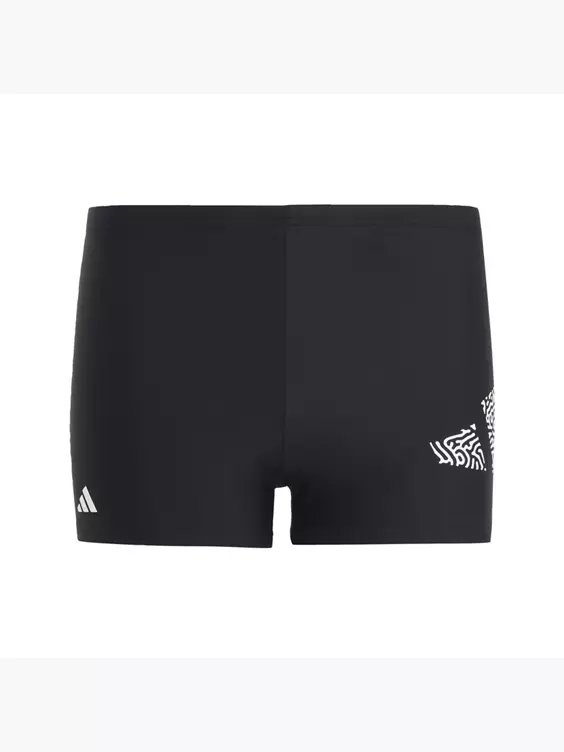 Adidas 3 Bar Logo Boxer-Badehose 1 Adidas 3 Bar Logo Boxer-Badehose