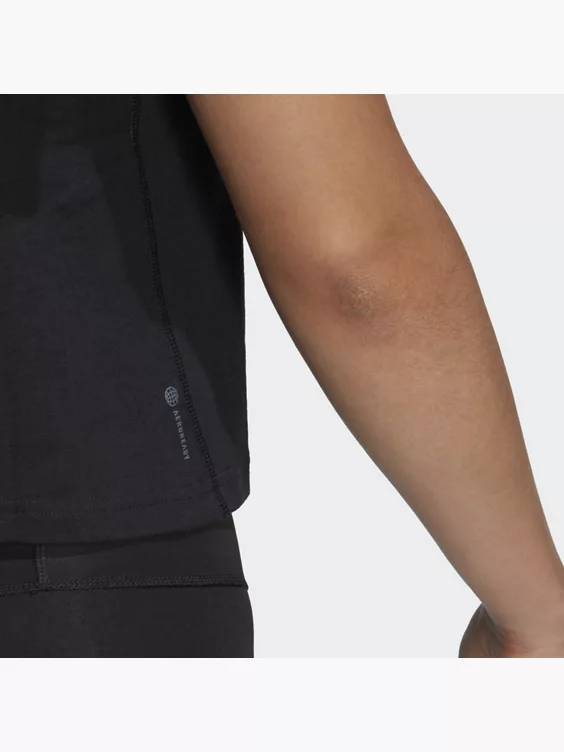 Adidas Train Essentials Train Cotton 3-Streifen Crop T-Shirt 3 Adidas Train Essentials Train Cotton 3-Streifen Crop T-Shirt – Bild 3