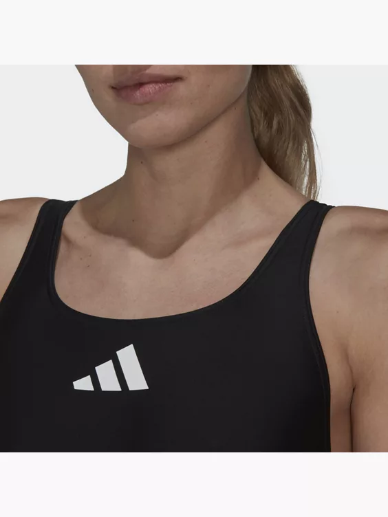 Adidas 3 Bar Logo Badeanzug 2 Adidas 3 Bar Logo Badeanzug – Bild 2