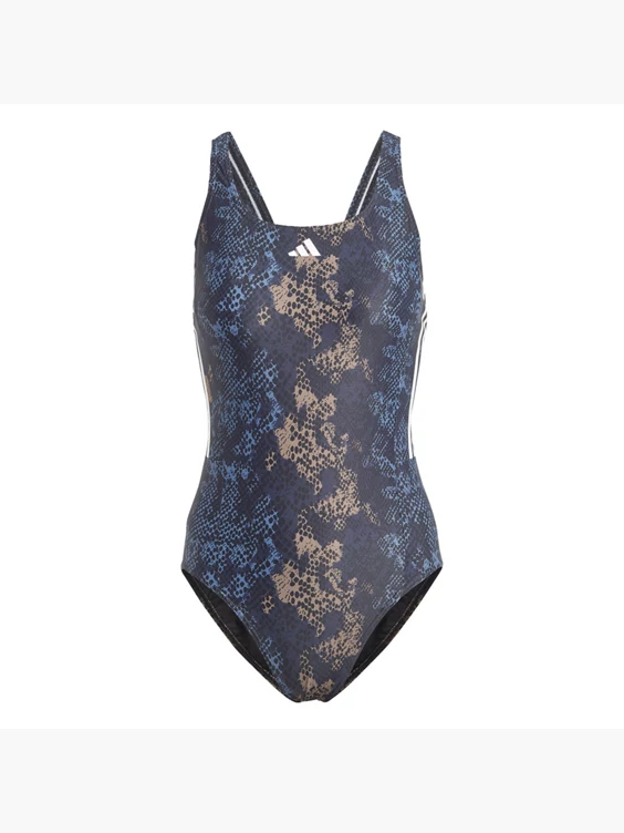 Adidas 3-Streifen Graphic Badeanzug 1 Adidas 3-Streifen Graphic Badeanzug