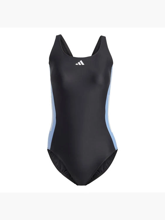 Adidas 3-Streifen Colorblock Badeanzug 1 Adidas 3-Streifen Colorblock Badeanzug