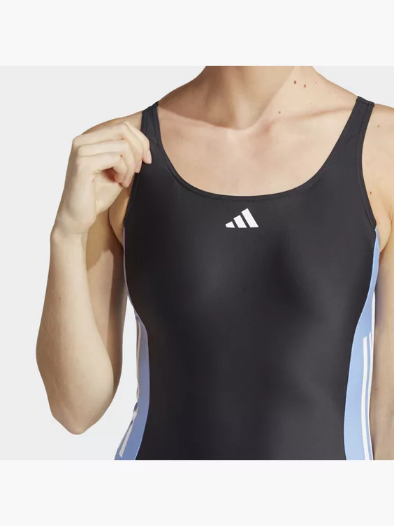 Adidas 3-Streifen Colorblock Badeanzug 3 Adidas 3-Streifen Colorblock Badeanzug – Bild 3