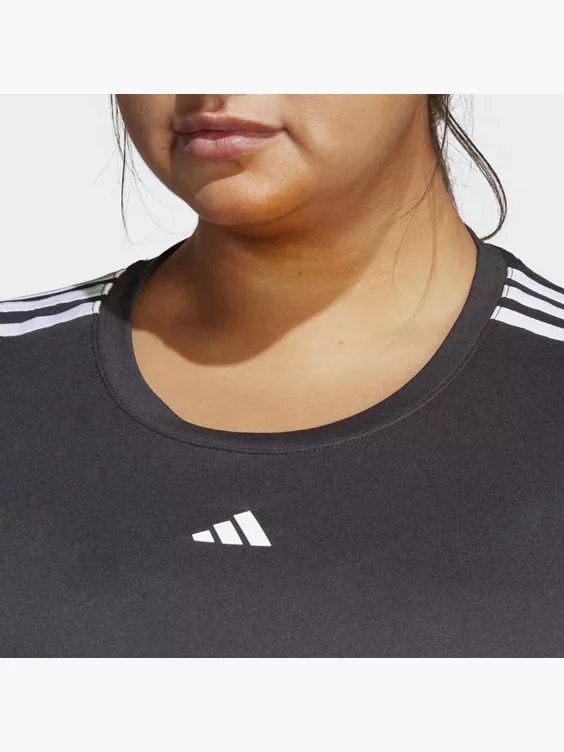 Adidas AEROREADY Train Essentials 3-Streifen T-Shirt – Große Größen 2 Adidas AEROREADY Train Essentials 3-Streifen T-Shirt – Große Größen – Bild 2