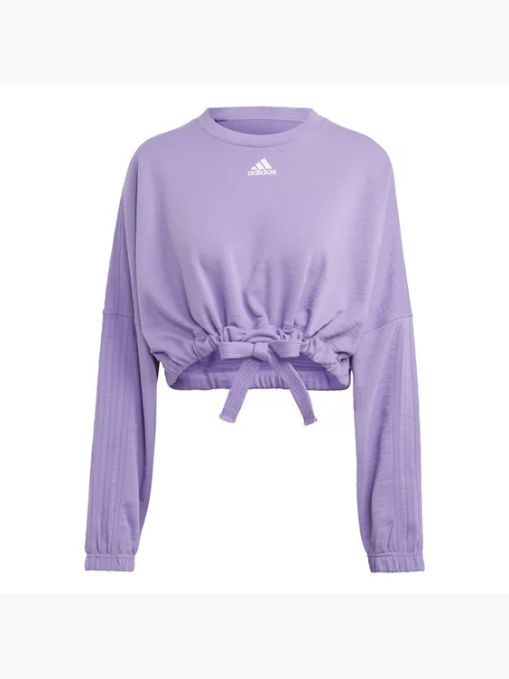 Adidas Dance Crop Versatile Sweatshirt 1 Adidas Dance Crop Versatile Sweatshirt