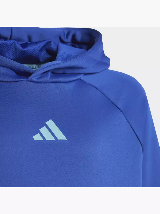 Adidas Train Icons AEROREADY 3-Streifen Hoodie 2 Adidas Train Icons AEROREADY 3-Streifen Hoodie – Bild 2