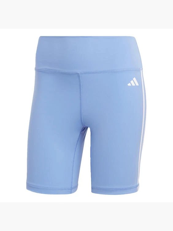 Adidas Training Essentials 3-Streifen High-Waisted Kurze Leggings 1 Adidas Training Essentials 3-Streifen High-Waisted Kurze Leggings