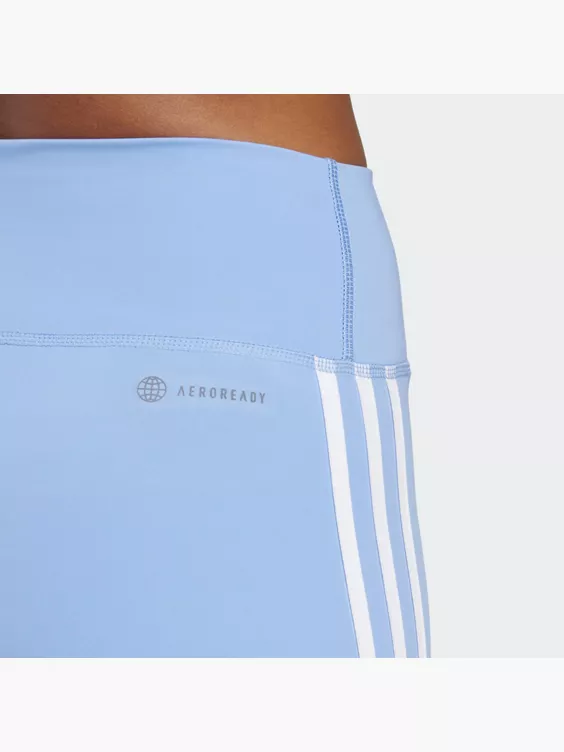 Adidas Training Essentials 3-Streifen High-Waisted Kurze Leggings 2 Adidas Training Essentials 3-Streifen High-Waisted Kurze Leggings – Bild 2